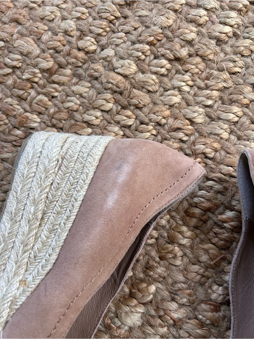 bettye muller taupe wedge slip-on